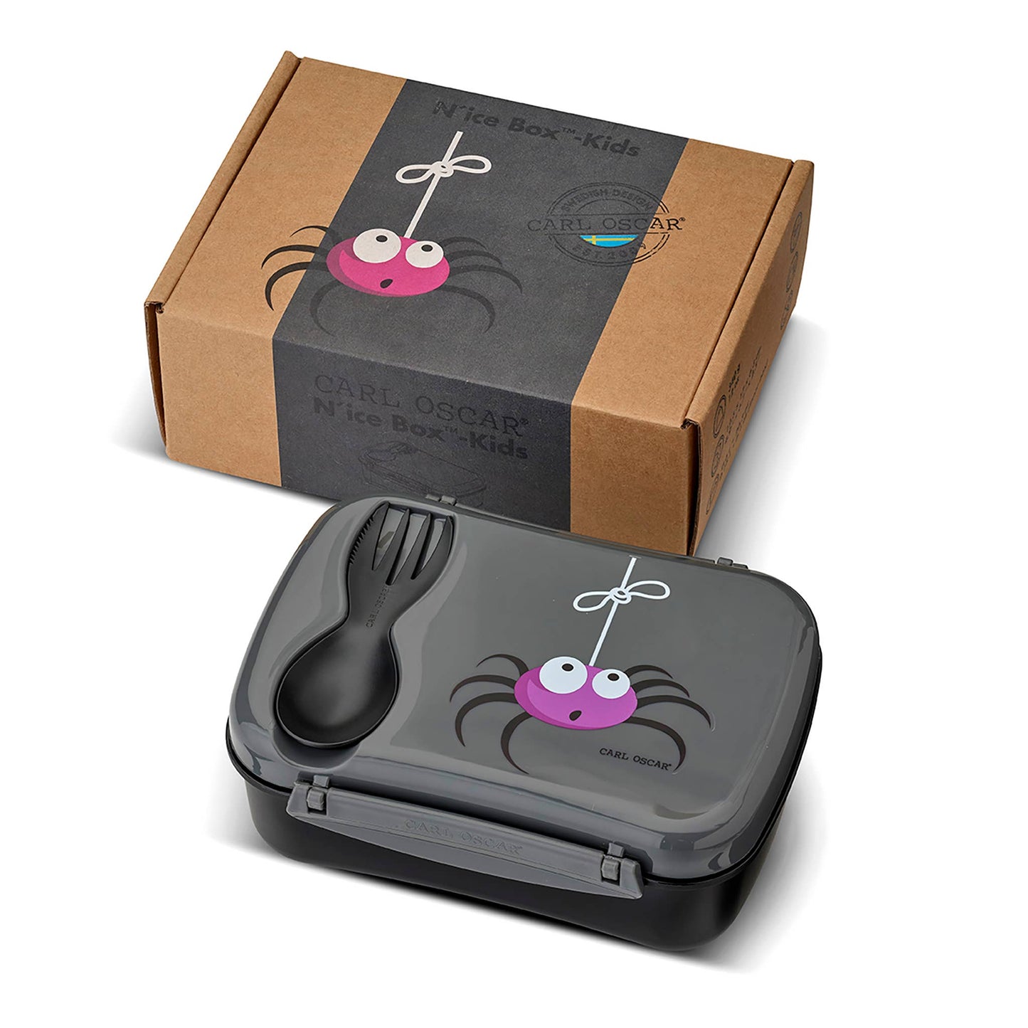 N'ice Box Kids, Boîte à lunch avec pack de refroidissement - Gris