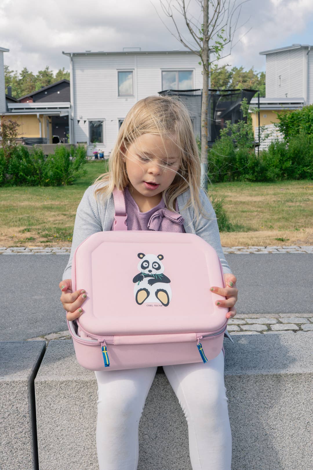Sac à lunch Pack n'Snack™ - Panda rose