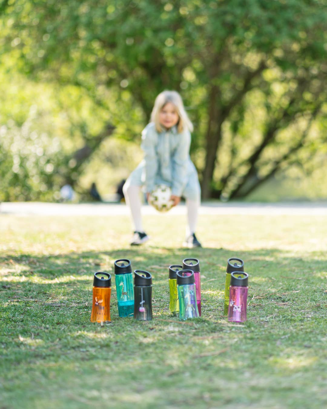 Bouteille d'eau Kids 0,35 L - Gris