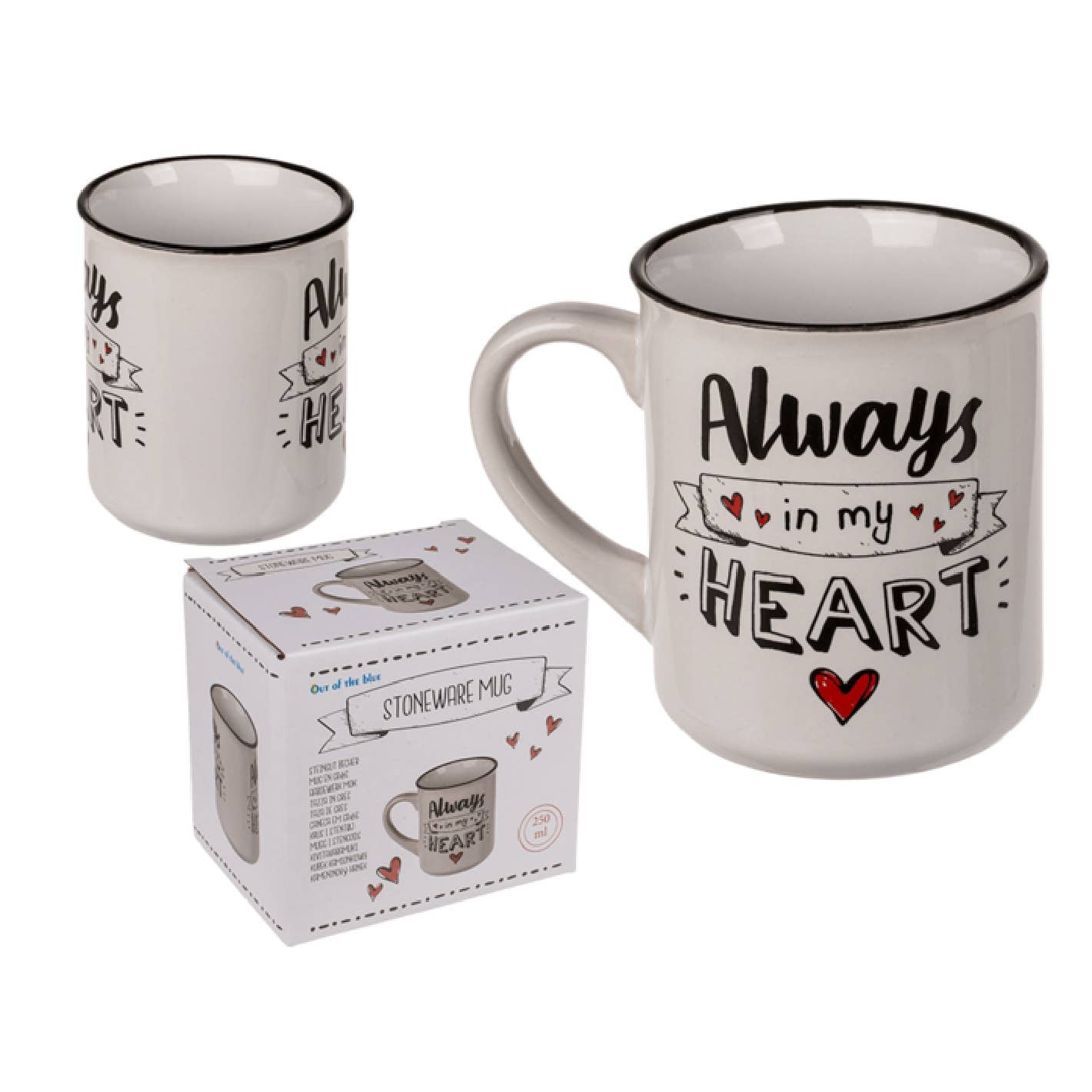 Mug St Valentin "Always in my Heart" 250Ml