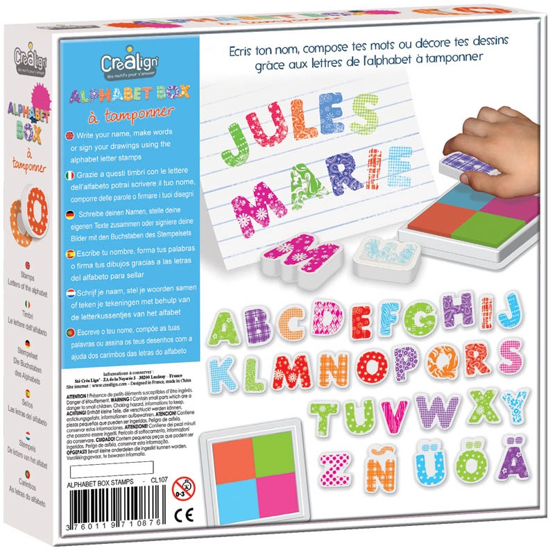 Créa Lign' - Tampons Alphabet Box