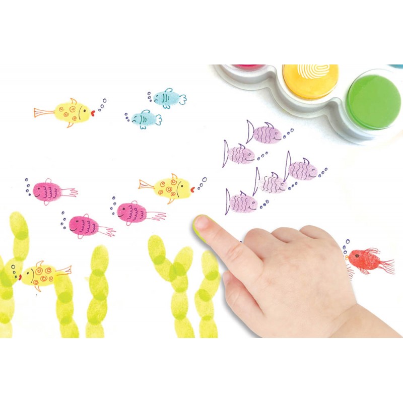 Créa Lign - 6 encreurs à doigt