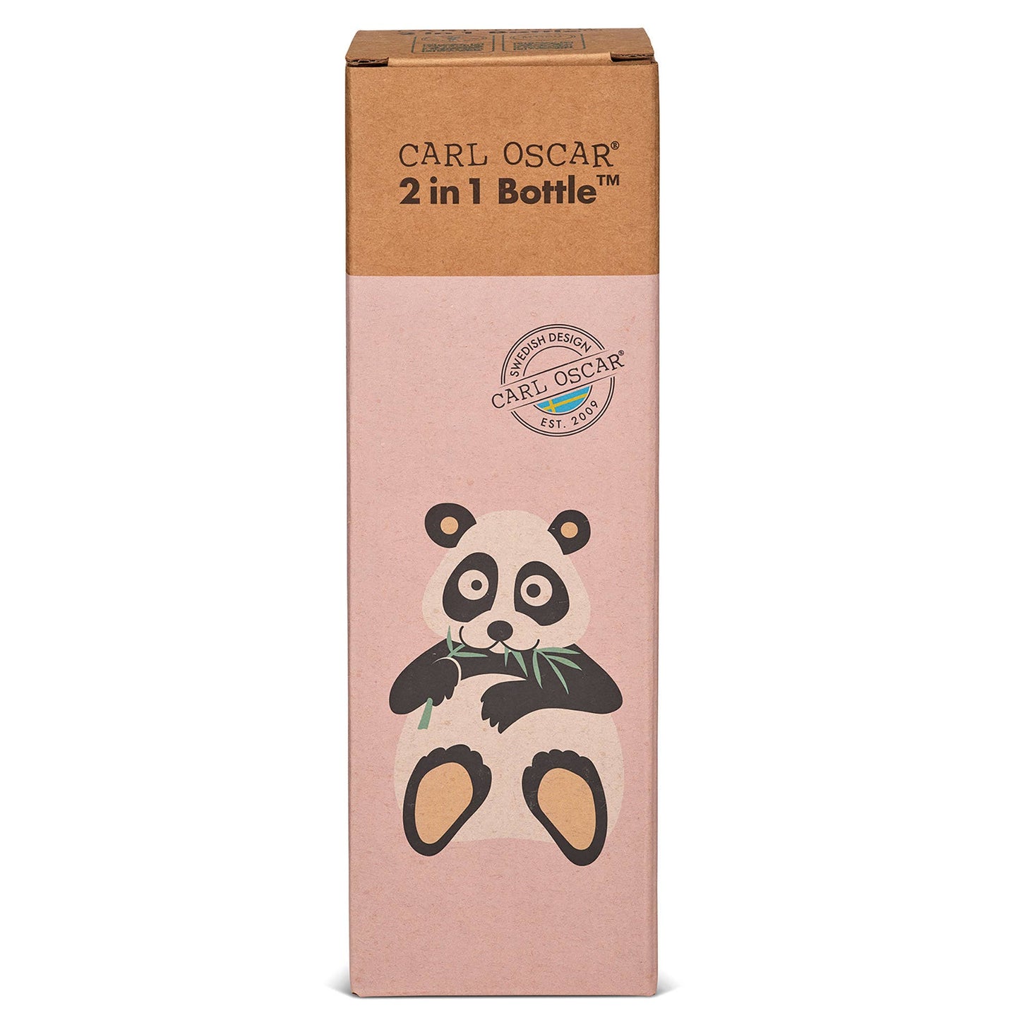 Bouteille d'eau 2 en 1, Tritan Renew-Pink-Panda