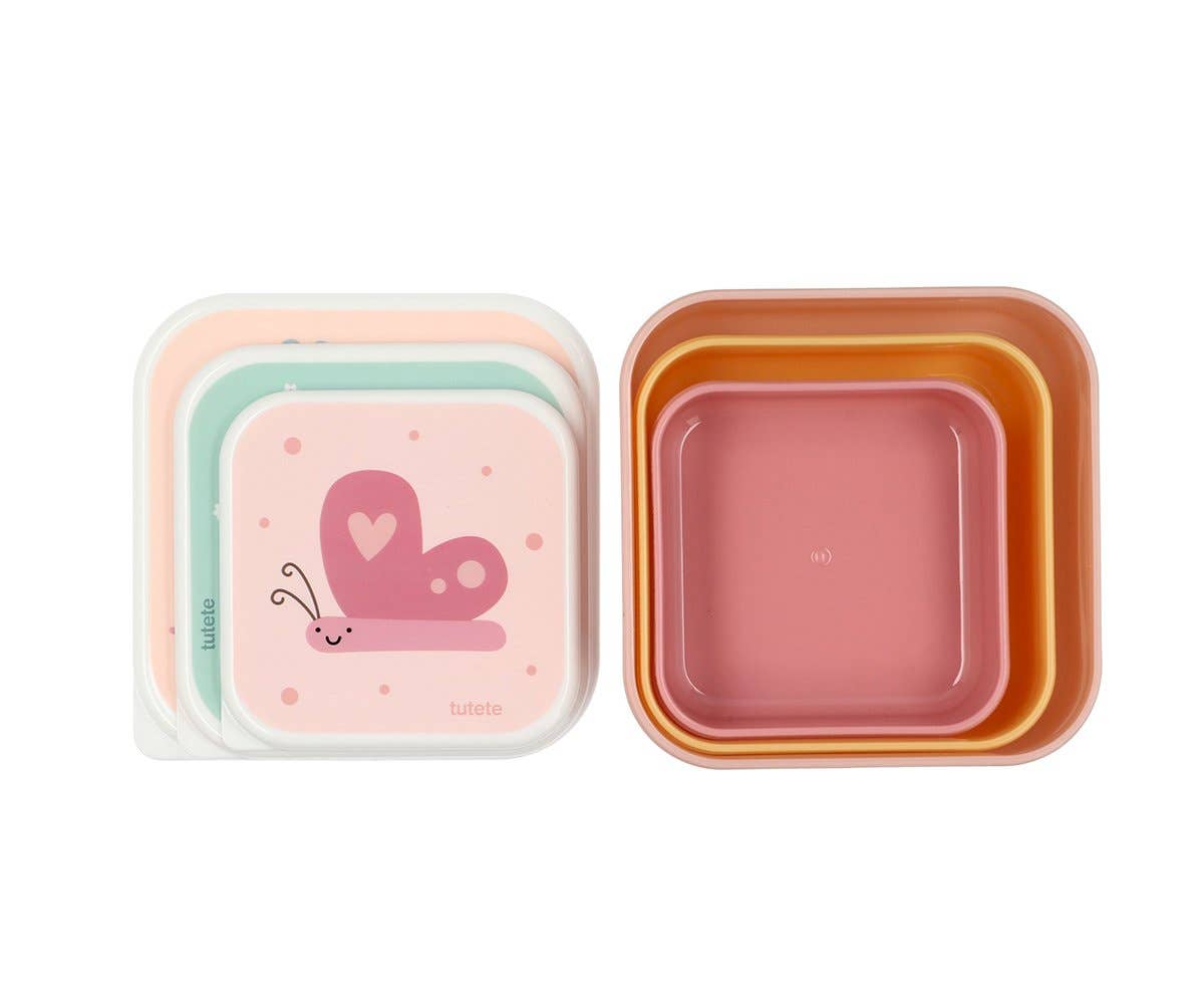 Tutete - 3 Boîtes Déjeuner Bugs