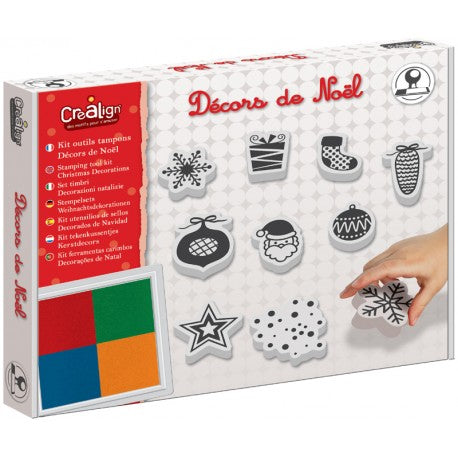 Créa Lign - Kit outils tampons "Décors de Noël"